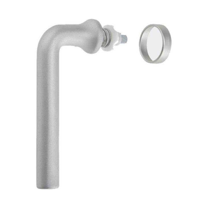 Schüco Fenstergriff 234019 – Silber (EV1), L-Form