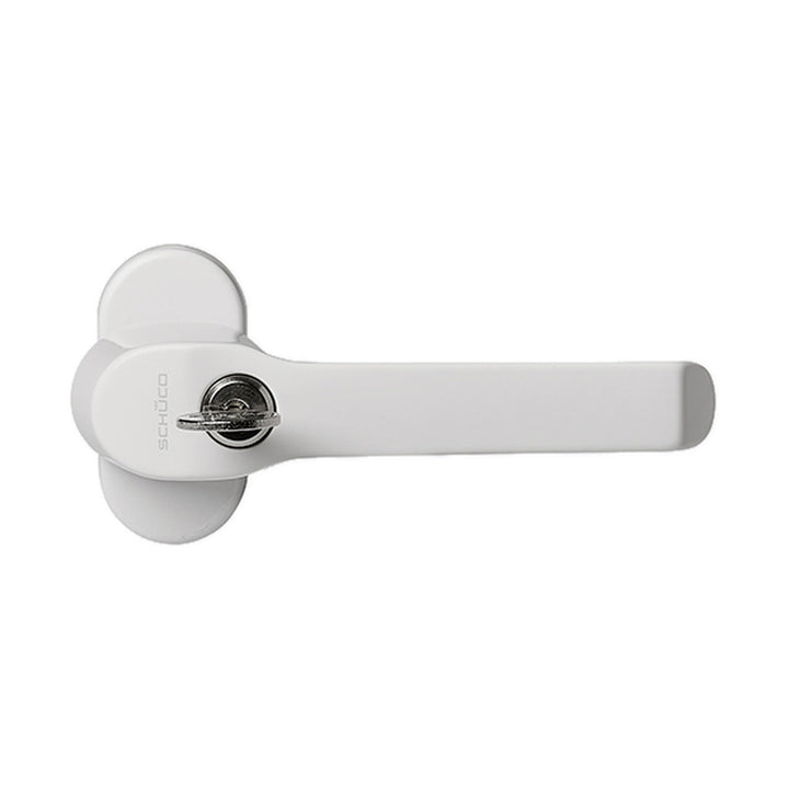 Schüco Fenstergriff abschließbar 23472400 – Weiß, 200 Nm (VarioTec / Corona AS 60)