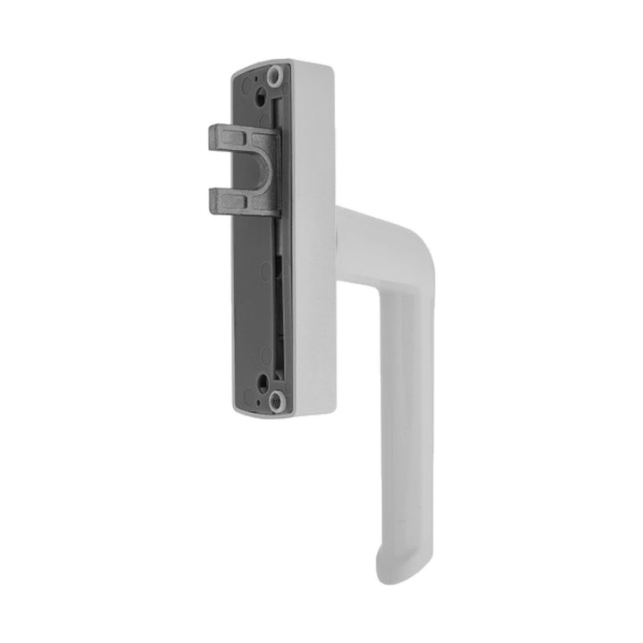Schüco Fenstergriff 214785 – Silber (EV1), Getriebegriff für Aluminiumfenster