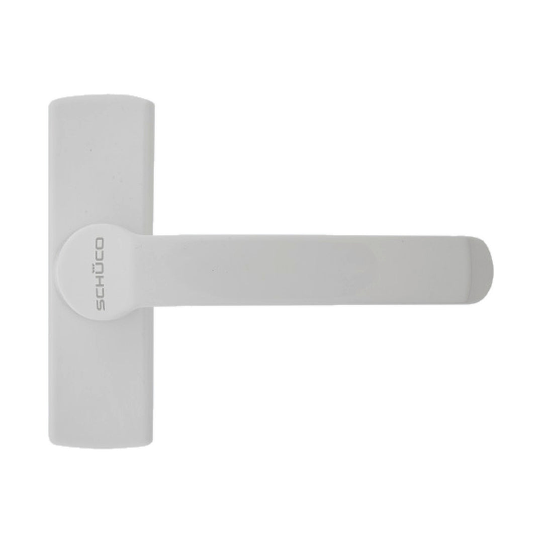 Schüco Fenstergriff 214785 – Silber (EV1), Getriebegriff für Aluminiumfenster
