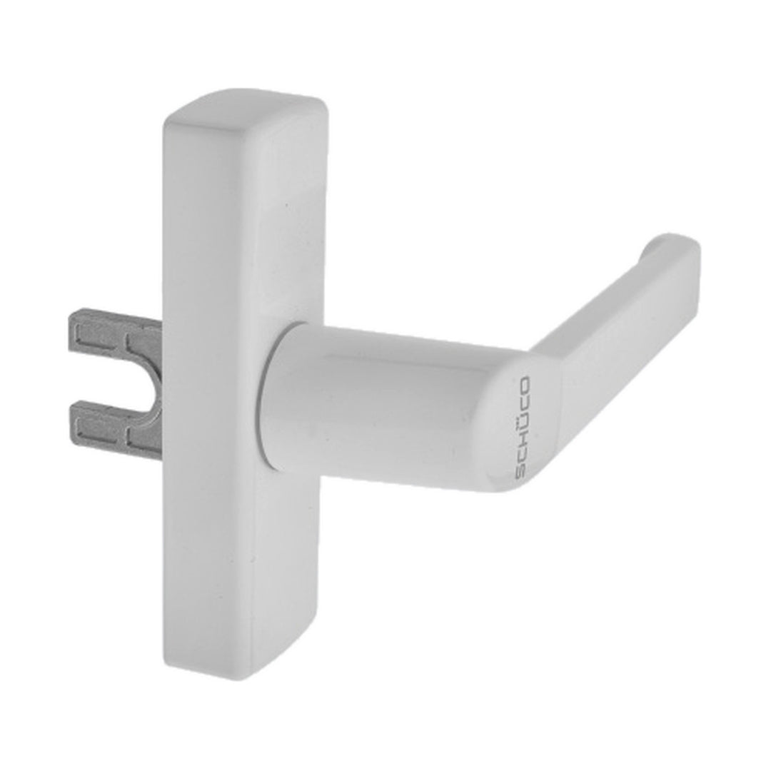 Schüco Fenstergriff 214785 – Silber (EV1), Getriebegriff für Aluminiumfenster