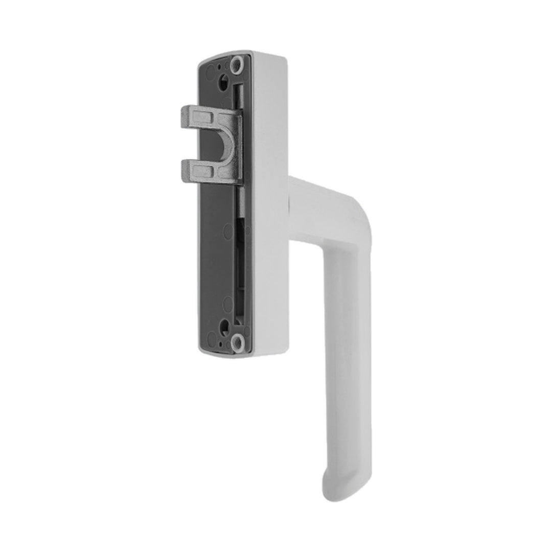 Schüco Fenstergriff 214785 – Silber (EV1), Getriebegriff für Aluminiumfenster