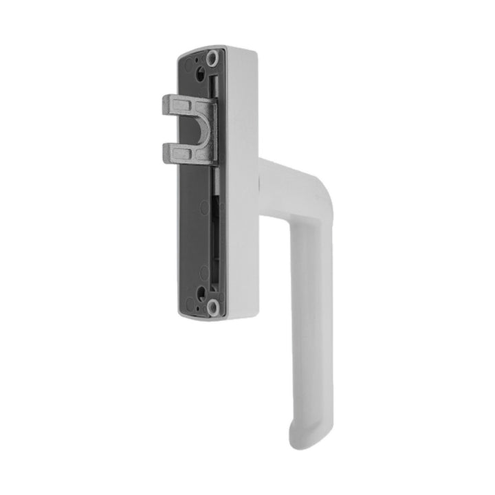 Schüco Fenstergriff 214785 – Silber (EV1), Getriebegriff für Aluminiumfenster